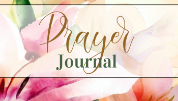 Prayer Journal PDF Book - Lilies Watercolor Floral Design