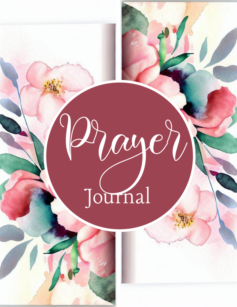Prayer Journal PDF - Multicolor Circle Floral Watercolor