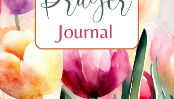 Prayer Journal PDF Book - Tulip Floral Watercolor