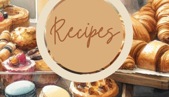 Recipe Book Blank Printable - Bread Cake Brown Cover