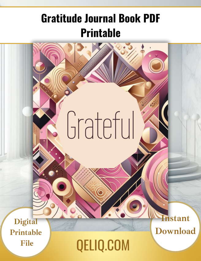 Gratitude Journal PDF Printable