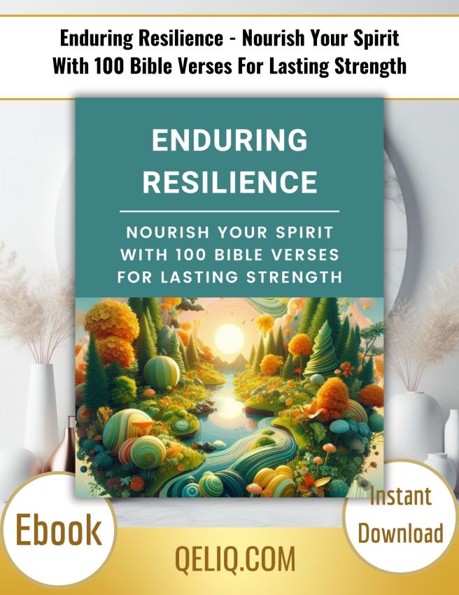 Enduring Resilience - Nourish Your Spirit With 100 Bible Verses For Lasting Strength - Ebook Instant Download